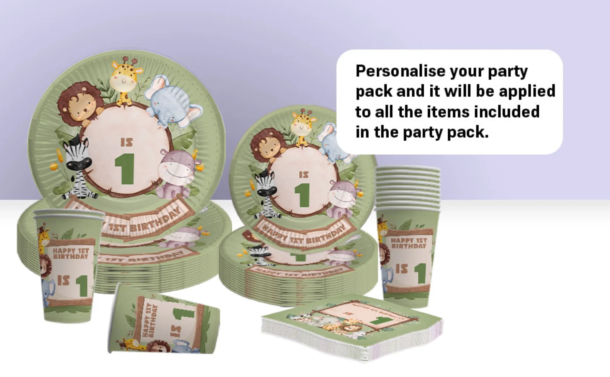 Jungle Kids Party Set image 10